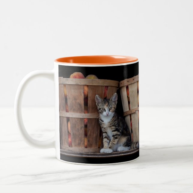 Caneca De Café Em Dois Tons Peaches Kitten (Esquerda)