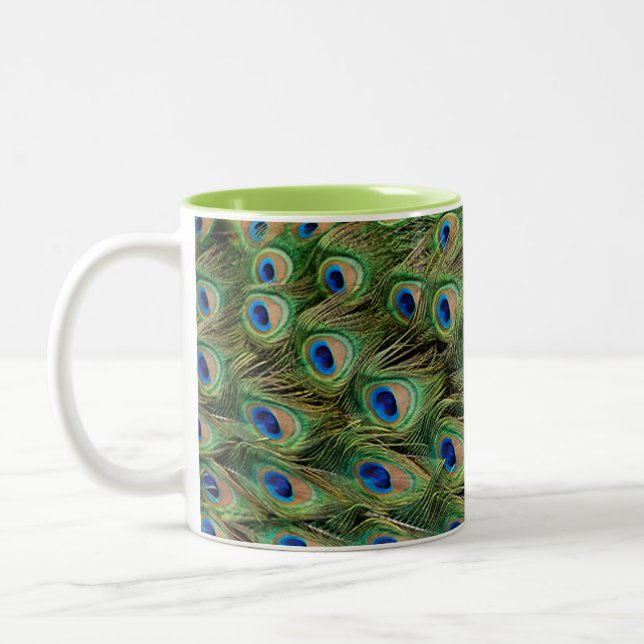 Caneca De Café Em Dois Tons Peacock Mug (Esquerda)