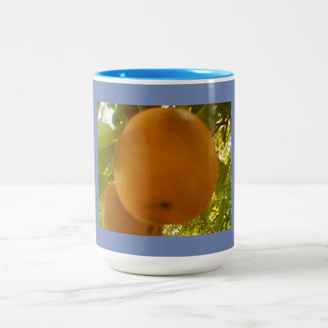 Caneca De Café Em Dois Tons Pear Harvest (Centro)