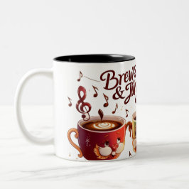 Caneca De Café Em Dois Tons Peças de músicas