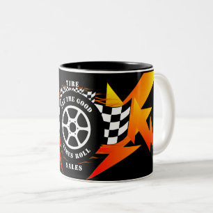 Caneca De Café Em Dois Tons Peças de reparação para vendas de pneus do setor a