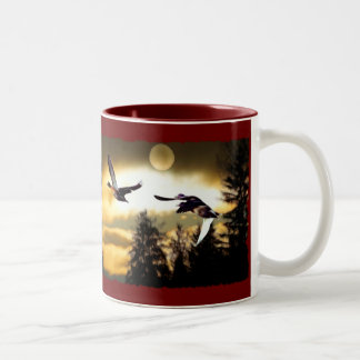 CANECA DE CAFÉ EM DOIS TONS PEDAÇOS DE VOO