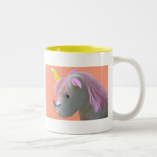 Caneca De Café Em Dois Tons Pedra lunar o unicórnio