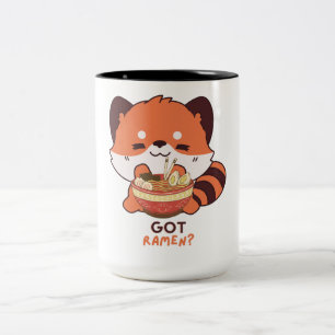 Caneca De Café Em Dois Tons Pegou Ramen?