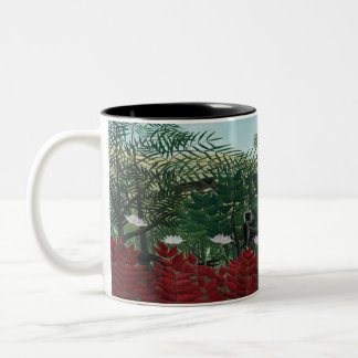 Caneca De Café Em Dois Tons Peintre ROUSSEAU