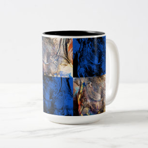 Caneca De Café Em Dois Tons peito de carnaval