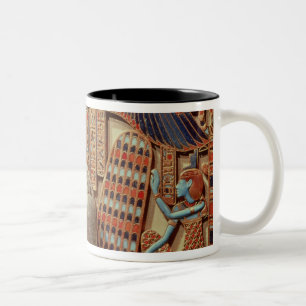 Caneca De Café Em Dois Tons Peitoral decorado com o escaravelho voado