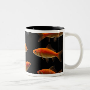 Caneca De Café Em Dois Tons Peixe dourado 2