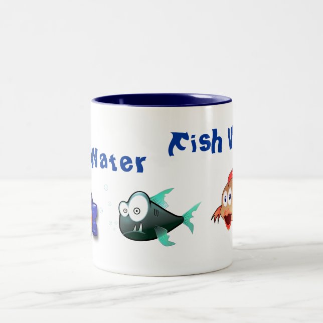 Caneca De Café Em Dois Tons Peixe N (Centro)