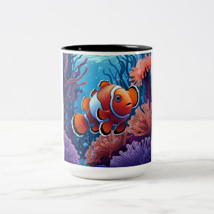 Caneca De Café Em Dois Tons Peixe-Palha