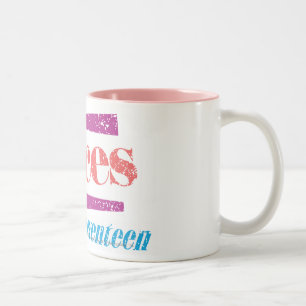 Caneca De Café Em Dois Tons Peixes LtPink