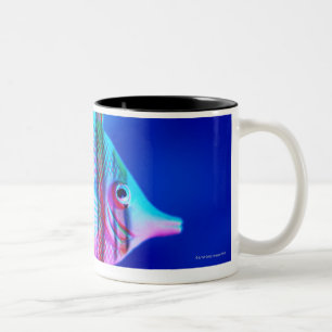 Caneca De Café Em Dois Tons Peixes tropicais