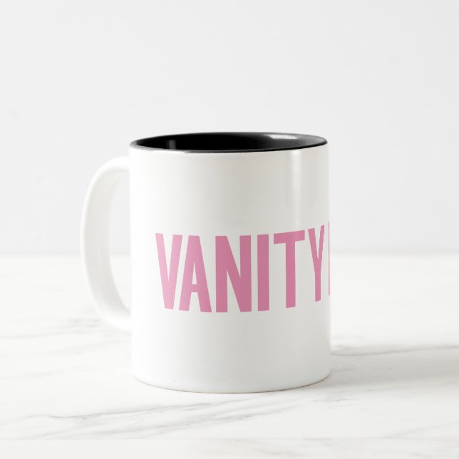 Caneca De Café Em Dois Tons Peles de Vanity (Frente Esquerda)