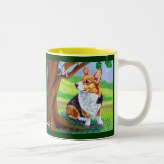 Caneca De Café Em Dois Tons Pembroke Welsh Corgi Mugs