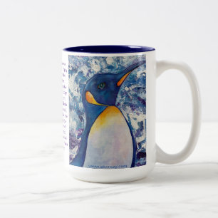 Caneca De Café Em Dois Tons Penguin 15oz mug para deb
