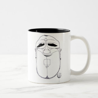 Caneca De Café Em Dois Tons "penholder/caneca do sorriso grande"