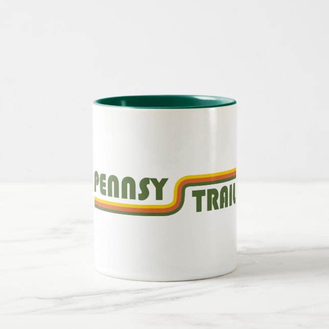 Caneca De Café Em Dois Tons Pennsy Trail Indianapolis (Centro)