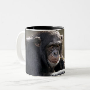 Caneca De Café Em Dois Tons Pensando Em Monchar Por Aí