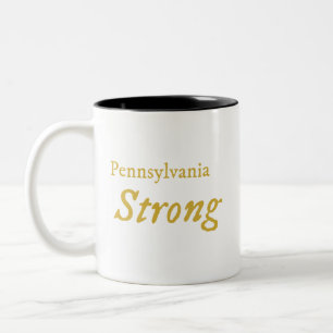 Caneca De Café Em Dois Tons Pensilvânia Strong Coffee