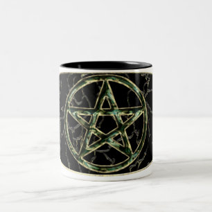 Caneca De Café Em Dois Tons Pentacle Drinkware