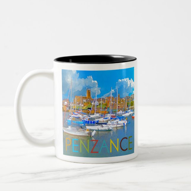 Caneca De Café Em Dois Tons Penzance (Esquerda)