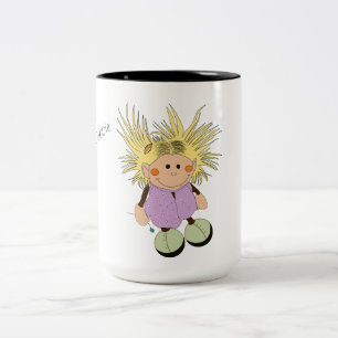 Caneca De Café Em Dois Tons "Pequena Bruxa"