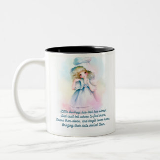 Caneca De Café Em Dois Tons Pequeno Bo-Peep fofo