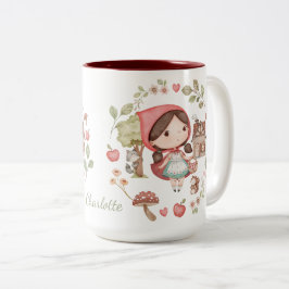 Caneca De Café Em Dois Tons Pequeno Cabelo Vermelho, Cuado
