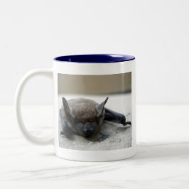 Caneca De Café Em Dois Tons Pequeno morcego (Myotis lucifugus)