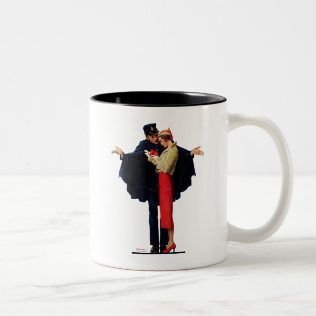 Caneca De Café Em Dois Tons Perdido em Paris (Direita)