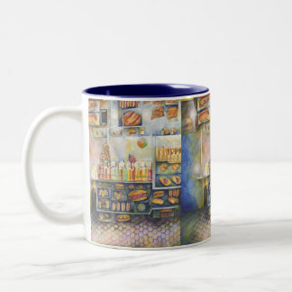 Caneca De Café Em Dois Tons Perigosamente Próximo de Divertimento