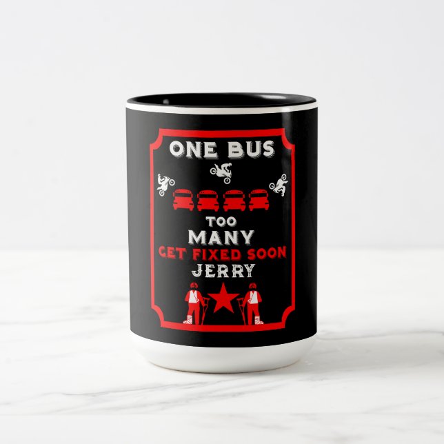 Caneca De Café Em Dois Tons Perna Quebrada Engraçada Fica Bem (Centro)