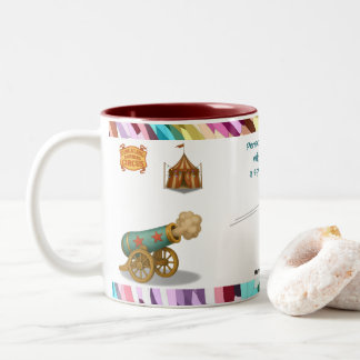 Caneca De Café Em Dois Tons Personalise: Hannibal the Cannonball