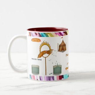 Caneca De Café Em Dois Tons Personalise: Squirty squid