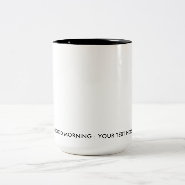 Caneca De Café Em Dois Tons Personalizado  (Centro)