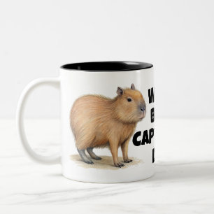 Caneca De Café Em Dois Tons Personalizado Capybara Mug