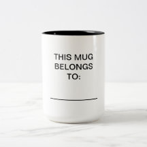 Personalizado - Este Mug Pertence A