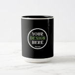 Caneca De Café Em Dois Tons personalizado, exclusivo, elegante e minimalista<br><div class="desc">Esta design é acessível a todos. Sinta-se livre para personalizar o logotipo,  as imagens,  o texto e as cores de acordo com suas preferências. Muito obrigado.</div>