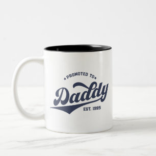 Caneca De Café Em Dois Tons Personalizado promovido ao Dia de os pais do Novo 
