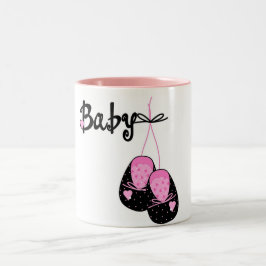 Caneca De Café Em Dois Tons Personalizar o Bebê-Presente Mug