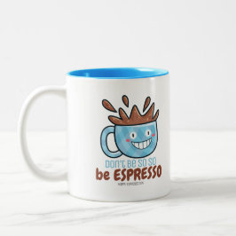 Caneca De Café Em Dois Tons Personalizável Be Espresso