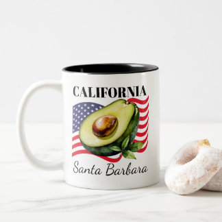 Caneca De Café Em Dois Tons Personalized California Two-Tone Mug
