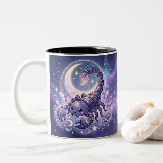 Caneca De Café Em Dois Tons Personalized Scorpio Zodiac Mug
