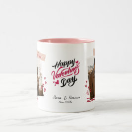Caneca De Café Em Dois Tons Personalized Valentine’s Day Mug | Custom Photo