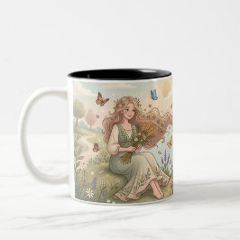 Caneca De Café Em Dois Tons Personalized Virgo Zodiac Mug