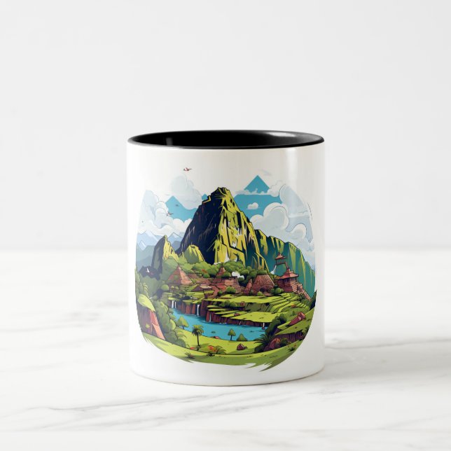 Caneca De Café Em Dois Tons Perucas (Centro)