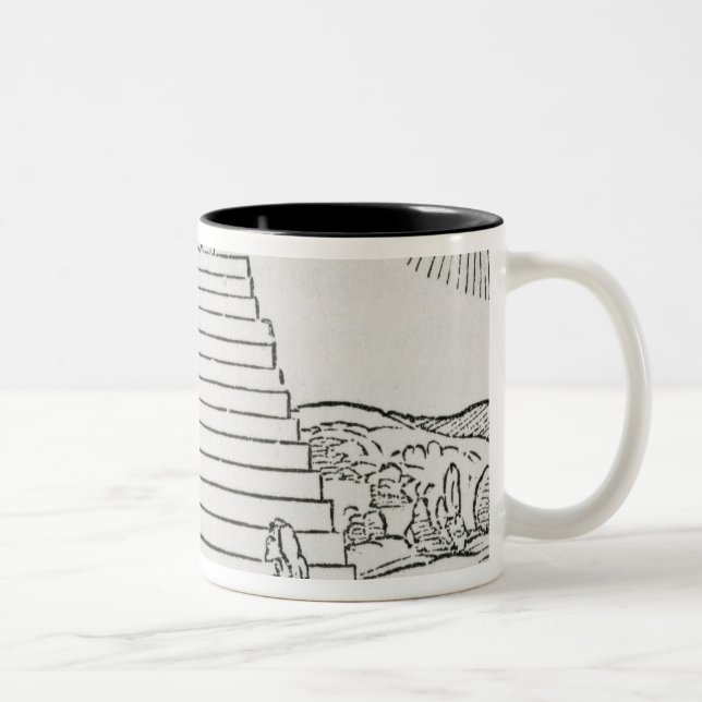 Caneca De Café Em Dois Tons Peruvians que adora o Sun (Direita)
