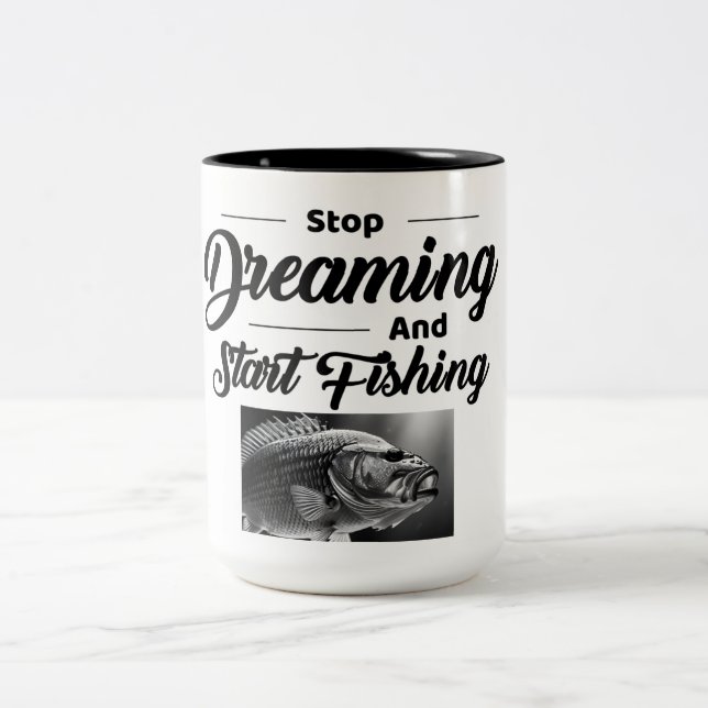 Caneca De Café Em Dois Tons Pesca (Centro)