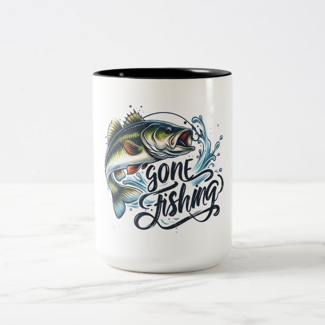 Caneca De Café Em Dois Tons Pesca (Centro)