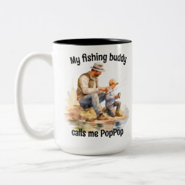Caneca De Café Em Dois Tons Pesca